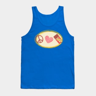 Peace, Love, and Chocolate Tank Top